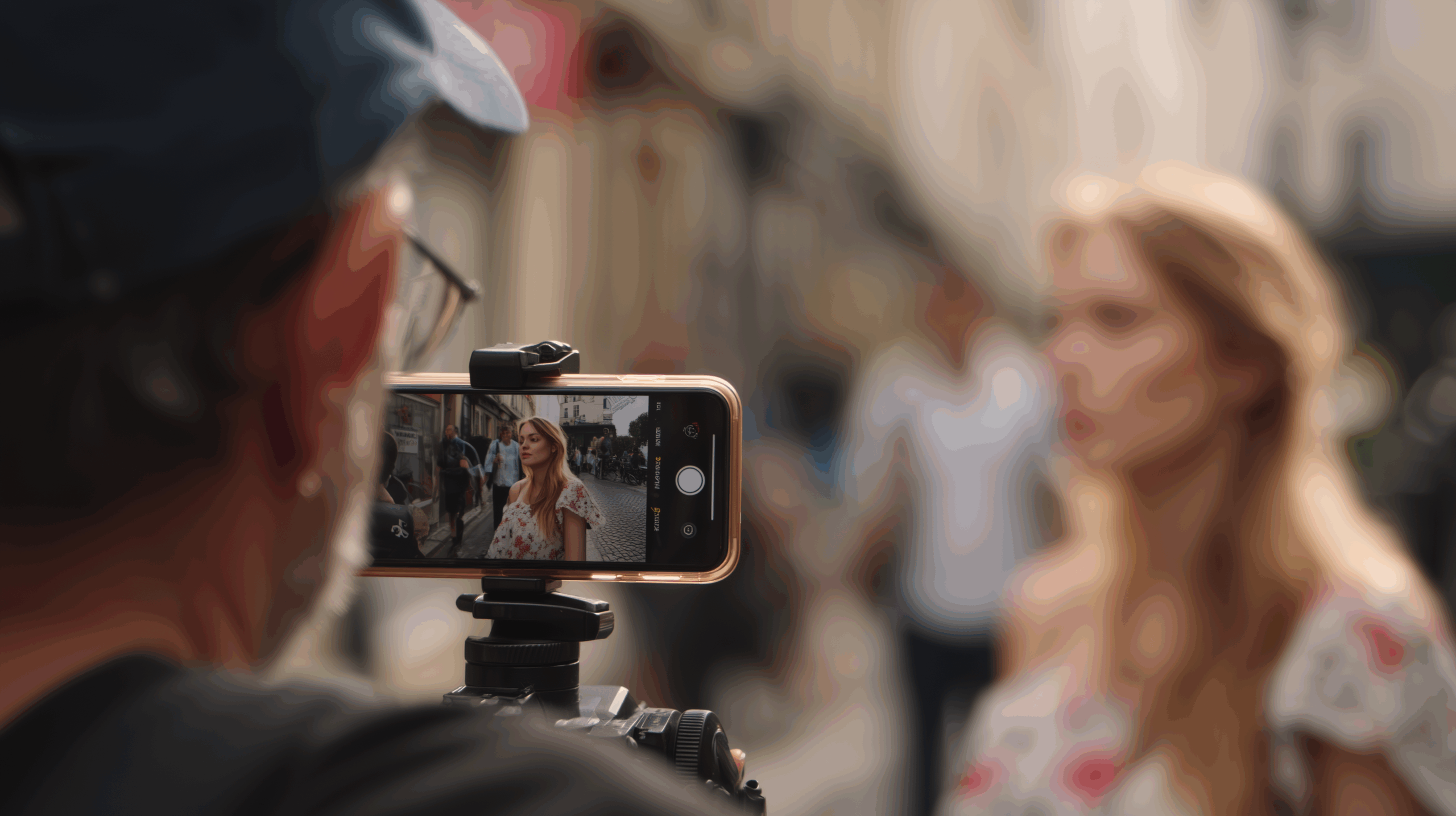 Tournage avec un smartphone pour filmer en mode agile