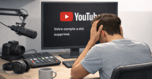 YouTube compte supprimé